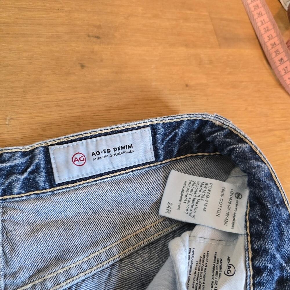 🔴 3/$30 AG 24×27 The Phoebe Vintage High-Waisted Tapered Jean — 15Y Anchorage - Picture 5 of 12